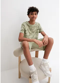 T-shirt e bermuda in cotone biologico (set 2 pezzi), bonprix