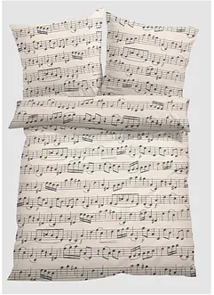 Biancheria da letto con note musicali, bonprix