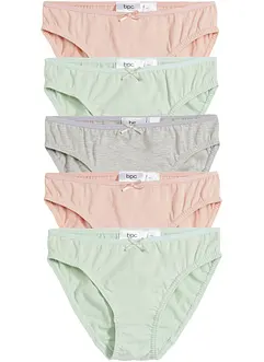 Slip con cotone biologico (pacco da 5), bonprix