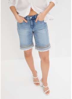 Bermuda in jeans con strass, BODYFLIRT