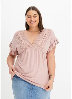 Maglia con pizzo, bonprix