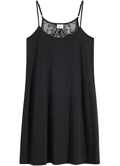 Camicia da notte con spalline sottili e dorso in pizzo, bonprix