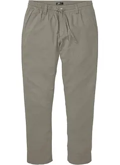 Pantaloni chino in misto lino regular fit, straight, bonprix