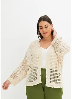 Cardigan effetto uncinetto, bonprix