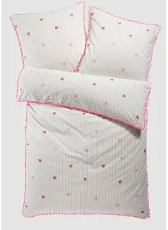 Biancheria da letto con pompon, bonprix