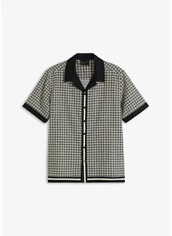 Camicia a maniche corte in misto lino, bonprix