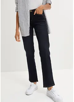Jeans slim straight elasticizzati, vita media, bonprix