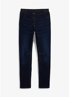 Jeans boyfriend con cinta comoda, vita media, bonprix
