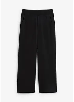 Pantaloni in punto di Roma con fascia comoda in vita, bonprix