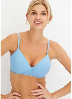 Reggiseno senza ferretto con coppe preformate e cotone biologico (pacco da 3), bonprix