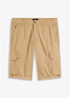 Bermuda cargo in puro cotone, regular fit, bonprix