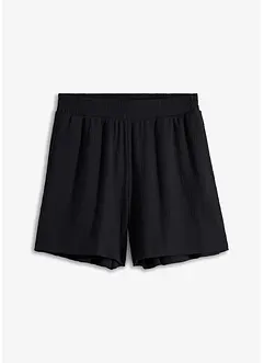 Shorts in jersey operato con cinta comoda a vita alta, bonprix