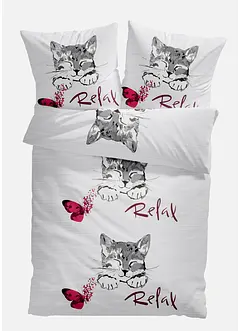 Biancheria da  letto con gatti, bonprix