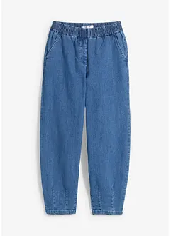 Mom jeans con cinta comoda, vita alta, bonprix