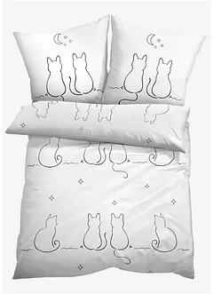 Biancheria da letto con gatti, bonprix