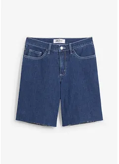 Bermuda in jeans straight, a vita media, John Baner JEANSWEAR