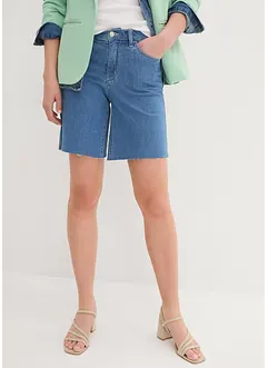 Bermuda in jeans straight, a vita media, John Baner JEANSWEAR