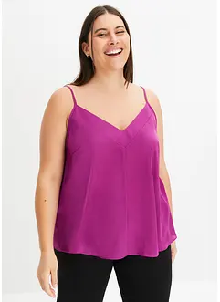 Top in satin, bonprix