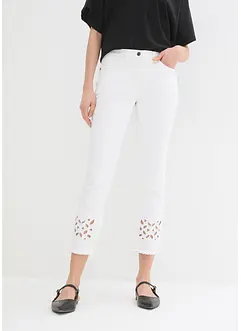 Jeans cropped con ricami, bpc selection