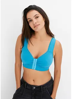 Reggiseno senza ferretto con chiusura anteriore e cotone biologico (pacco da 2), bonprix