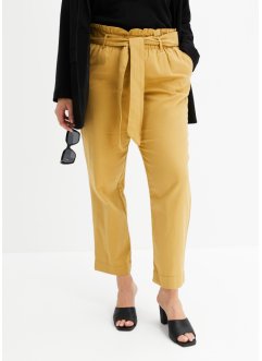 Pantaloni in twill leggero con cinta comoda, BODYFLIRT
