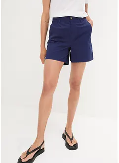 Shorts in twill a vita alta, bonprix