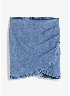 Gonna di jeans con effetto a portafoglio, bonprix