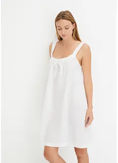 Camicia da notte oversize in seersucker leggero, bonprix