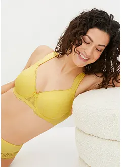 Reggiseno con coppe preformate, ferretto e poliammide riciclata, bonprix