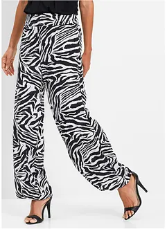 Pantaloni a palazzo in viscosa fluente, bonprix