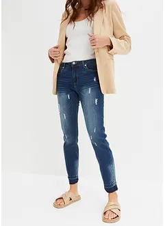 Jeans skinny cropped, vita bassa, bonprix