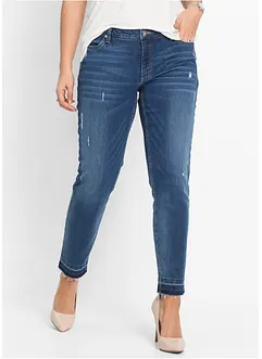 Jeans skinny cropped, vita bassa, bonprix