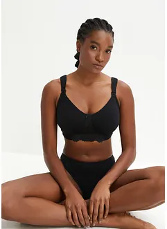 Reggiseno allattamento senza ferretto con cotone biologico (pacco da 2), bonprix