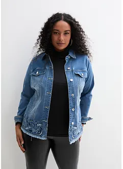Giacca di jeans con ricami, bonprix