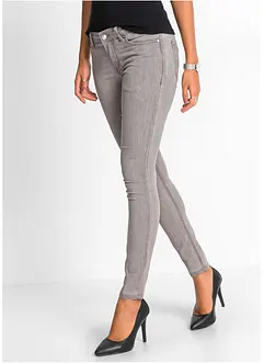 Jeans skinny elasticizzati, vita media, bonprix