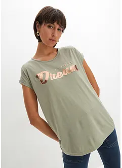 Maglia lunga in misto viscosa, bonprix