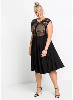 Abito con pizzo, bonprix