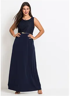 Abito da sera lungo con cintura (set 2 pezzi), bonprix