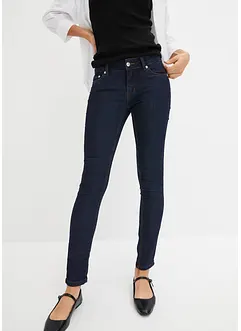 Jeans skinny elasticizzati, vita media, bonprix