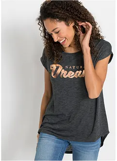 Maglia lunga in misto viscosa, bonprix