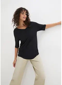 Maglia lunga in morbida viscosa (pacco da 2), bonprix