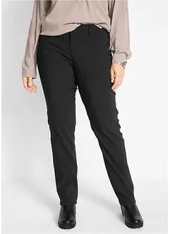Pantaloni elasticizzati in bengalina, straight, bonprix