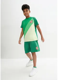 T-shirt e pantaloni corti in cotone biologico (set 2 pezzi), bonprix