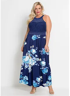 Abito in jersey con corpino di pizzo, bonprix