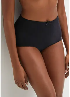 Slip a vita alta in cotone leggero (pacco da 4), bonprix