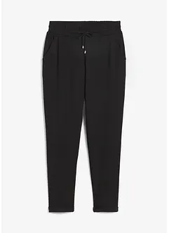 Pantaloni con elastico in vita in misto viscosa, bonprix