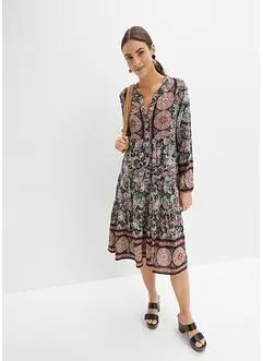 Abito tunica in viscosa fluente, petite, bonprix