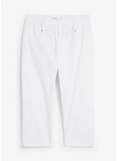Pantaloni capri elasticizzati con elastico in vita, bonprix