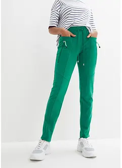 Pantaloni comodi con elastico in vita in punto di Roma, bonprix