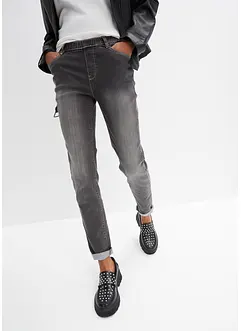 Jeggings skinny con cinta comoda, vita media, bonprix
